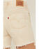 Image #4 - Levi's Women's 501® High Rise Mid Thigh Stretch Denim Shorts, Tan, hi-res