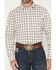 Image #3 - Cody James Men's Vista Range Plaid Print Long Sleeve Button-Down Western Shirt, White, hi-res
