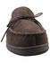 Image #3 - Superlamb Men's Deluxe Slippers - Moc Toe, Dark Brown, hi-res