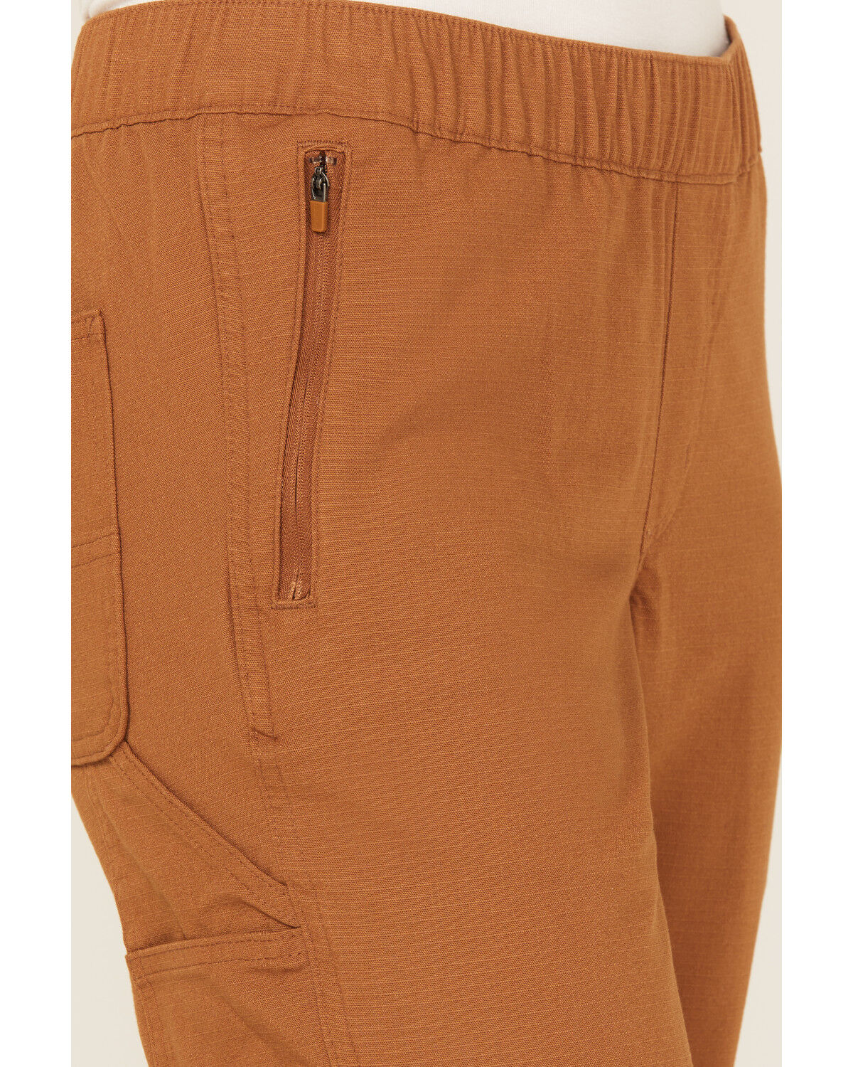 Image #2 - Carhartt Women's Force® Relaxed Fit Ripstop Work Pants, Brown, hi-res