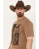 Image #2 - Cody James Men's Stack Short Sleeve Graphic T-Shirt, Lt Brown, hi-res