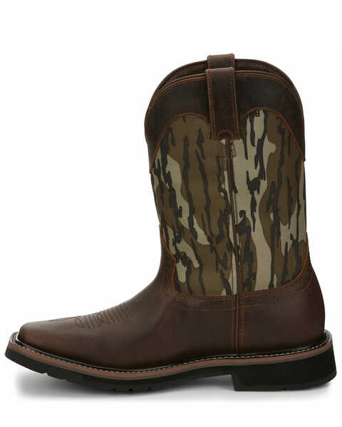 Image #3 - Justin Men's Trekker Waterproof Western Work Boots - Soft Toe, Brown, hi-res