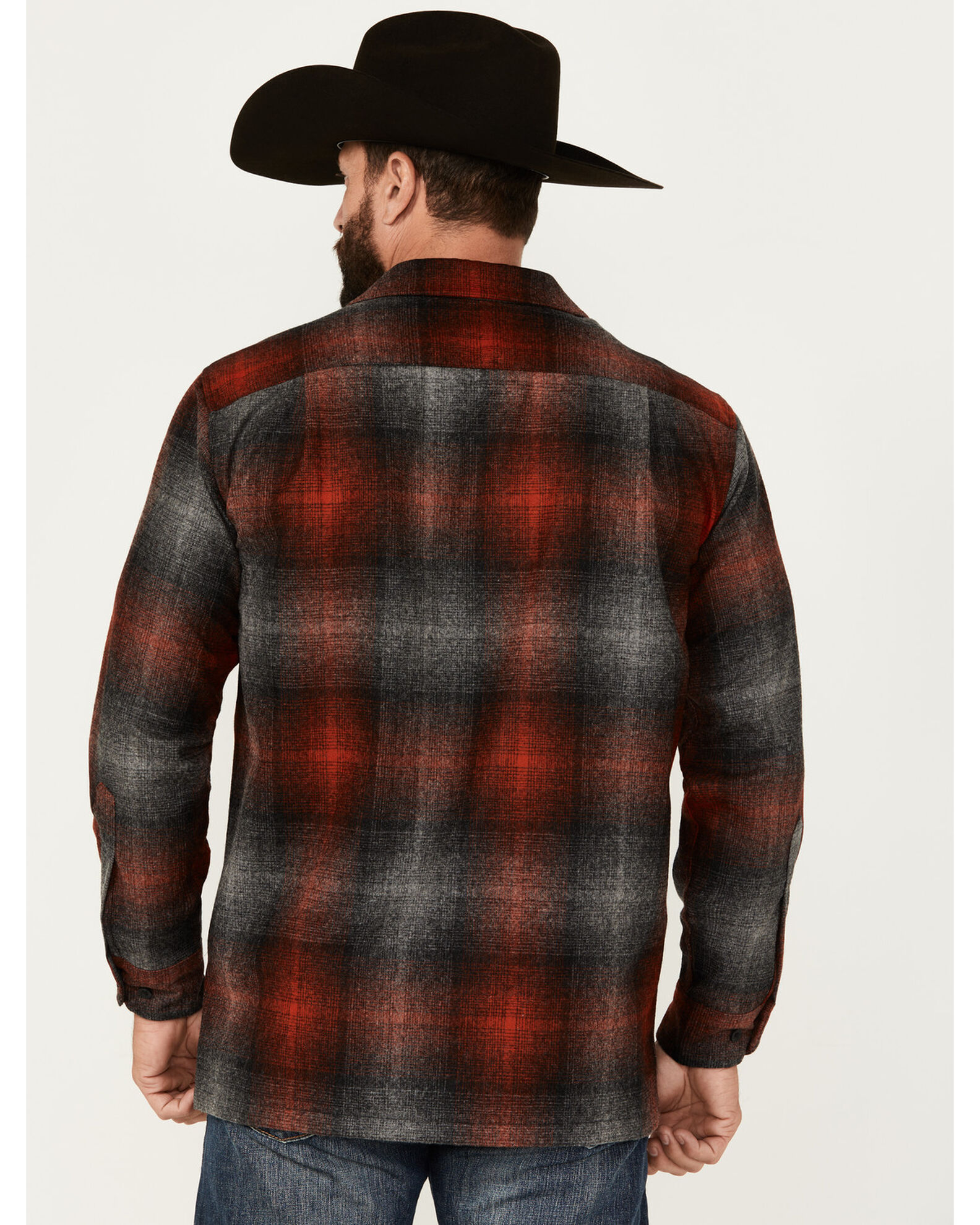 MINEDENIM - × PENDLETON W.Check Double Pocket Ooen Collar SH （BRT） / ペンドルトン  オープンカラー チェックシャツ （ブラウン） | chord online store