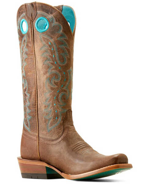 Ariat Women's Futurity Boon Western Boots - Square Toe , Brown, hi-res