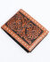 Cody James Men's Tooled Bifold Wallet, Brown, hi-res