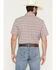 Image #4 - Cody James Men's Neon Moon Floral Print Short Sleeve Button-Down Stretch Western Shirt, Burgundy, hi-res