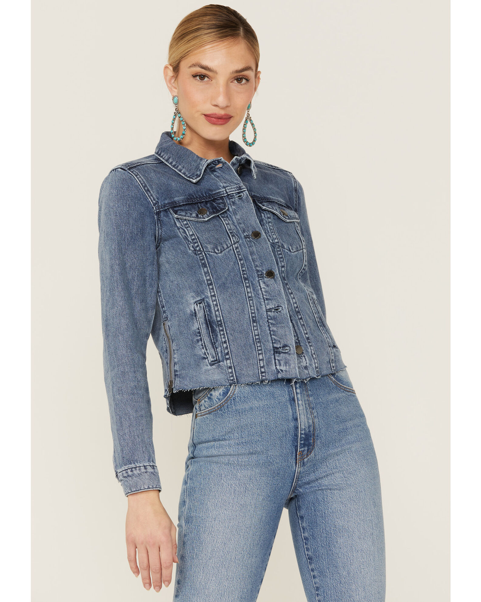 Velvet jean jacket discount