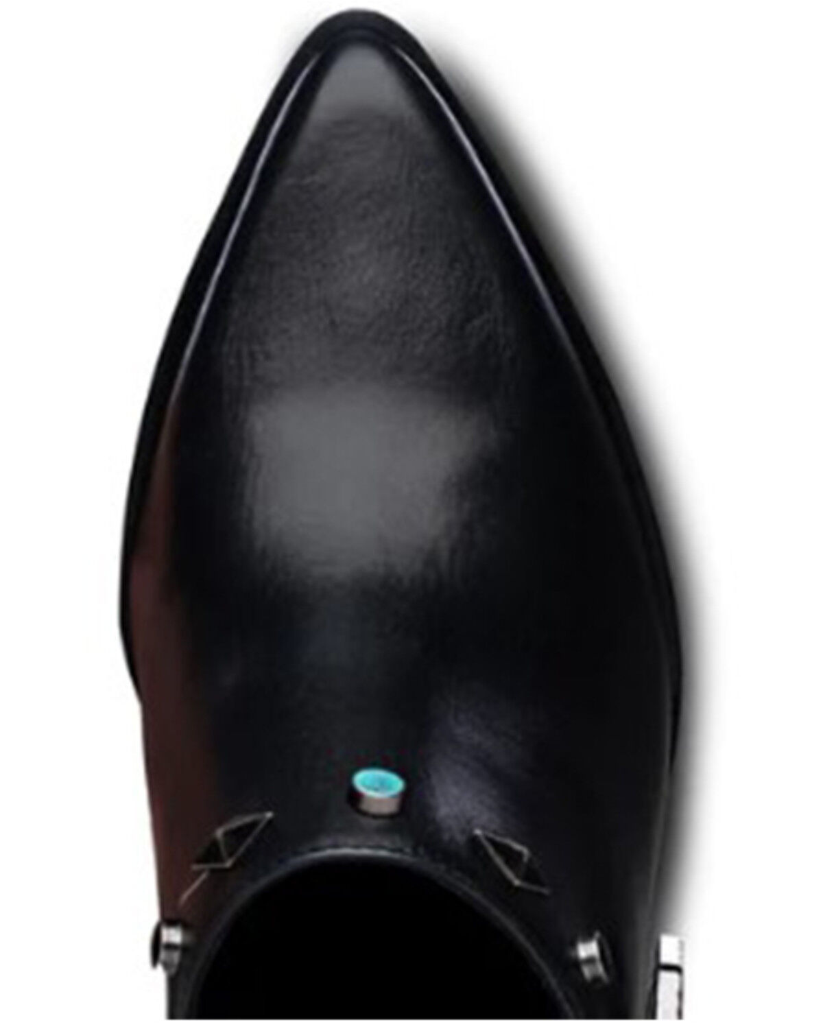 Image #4 - Golo Women's Billy Jean Buckle Western Mules - Snip Toe, Black, hi-res