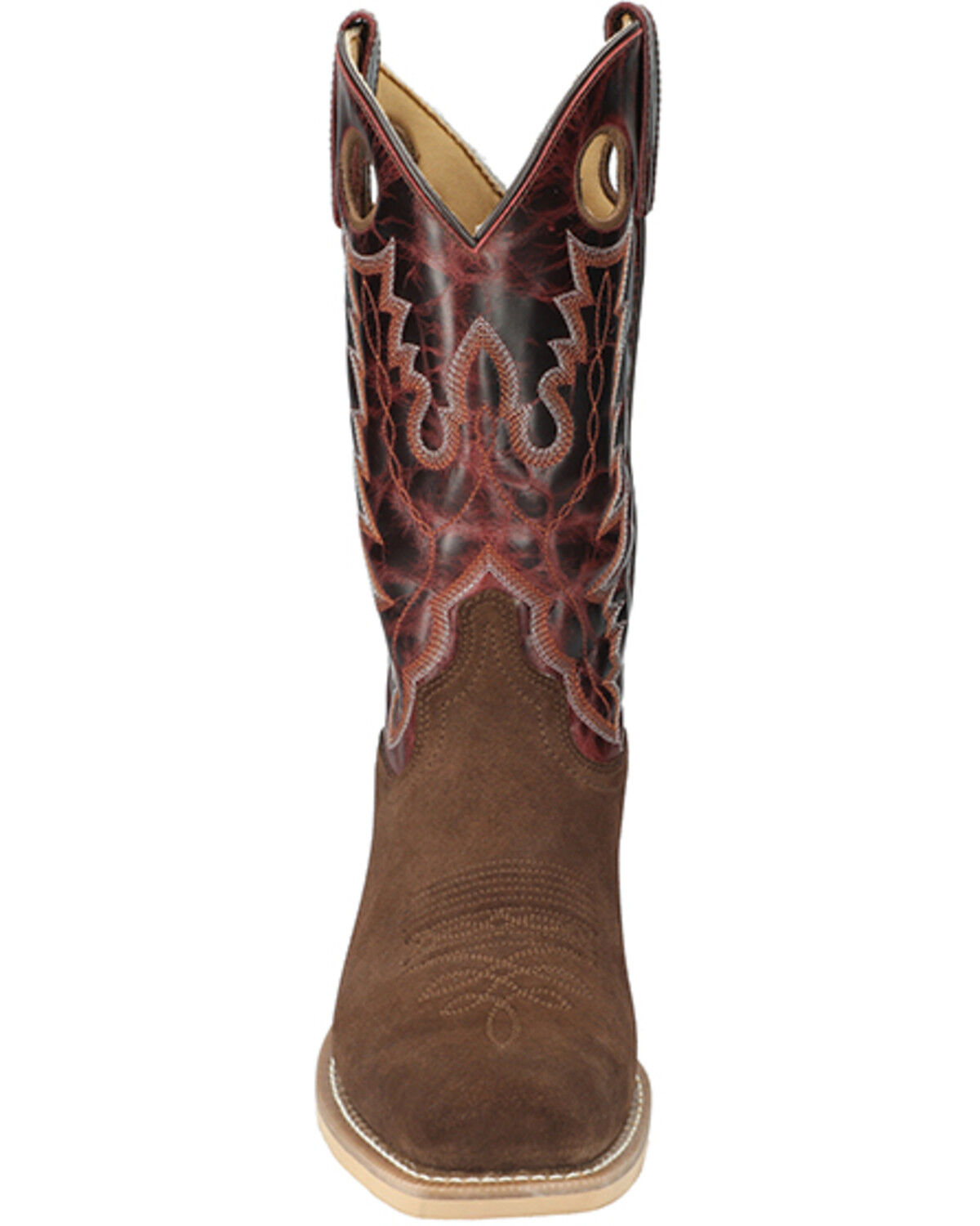 Image #4 - Smoky Mountain Men's Santa Fe Performance Western Boots - Square Toe, Multi, hi-res