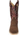 Image #4 - Smoky Mountain Men's Santa Fe Performance Western Boots - Square Toe, Multi, hi-res
