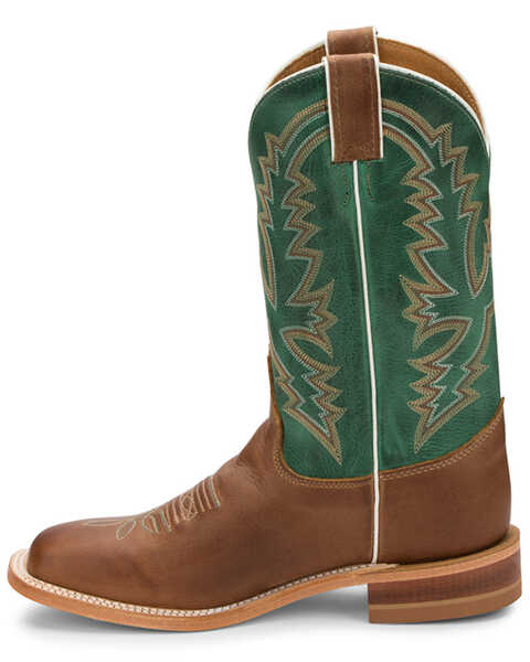 Image #3 - Justin Women's Bent Rail Kennedy Western Boots - Broad Square Toe, Tan, hi-res