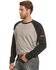 Ariat Men's FR Long Sleeve Baseball Work T-Shirt , Black, hi-res