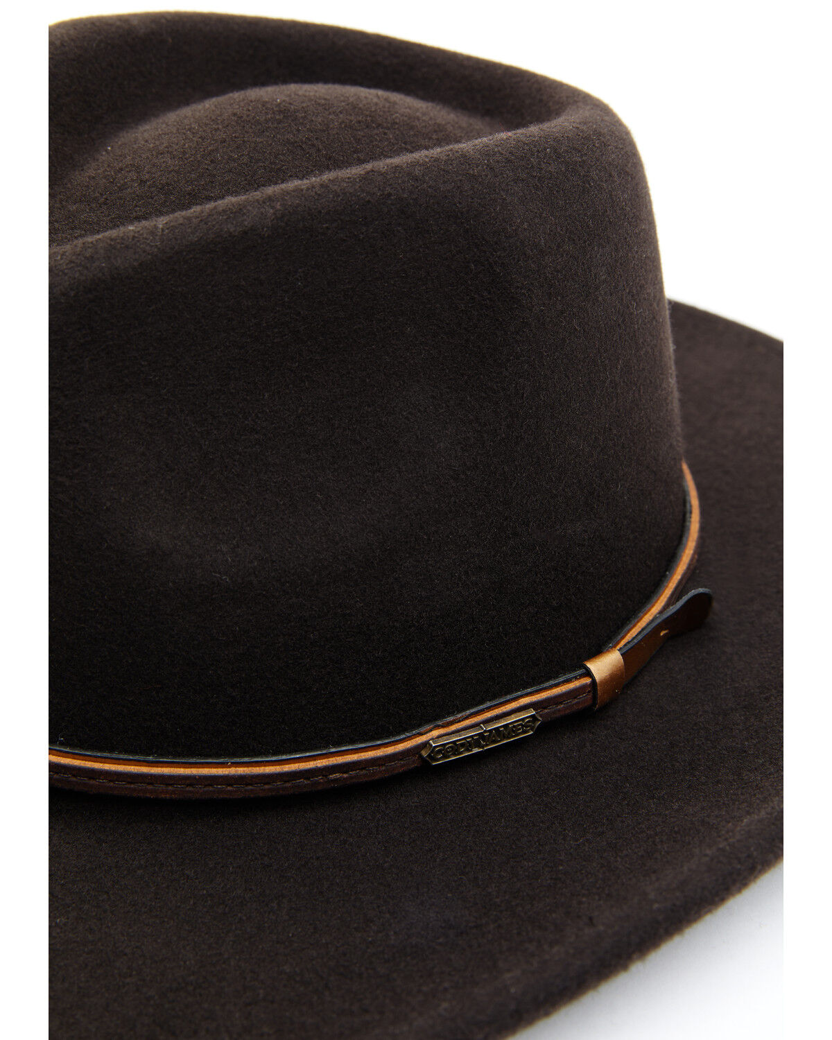 Image #2 - Cody James Men's Felt Western Fashion Hat, Brown, hi-res