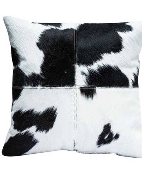 Image #1 - Myra Bag Black & White Patches Cushion Cover, Black, hi-res