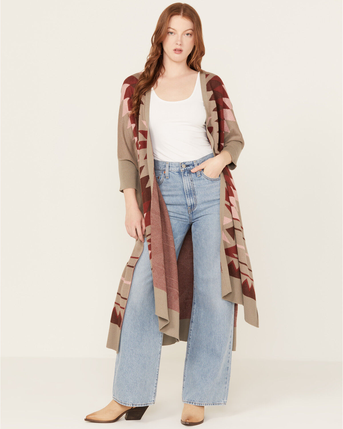 Image #1 - Ariat Women's Serape Style Cardigan, Multi, hi-res