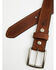 Image #2 - Hawx Men's Triple Stitch Work Belt, Brown, hi-res