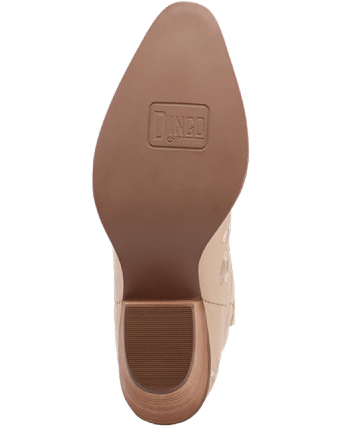 Image #7 - Dingo Women's Sweetheart Embroidered Booties - Round Toe, Sand, hi-res