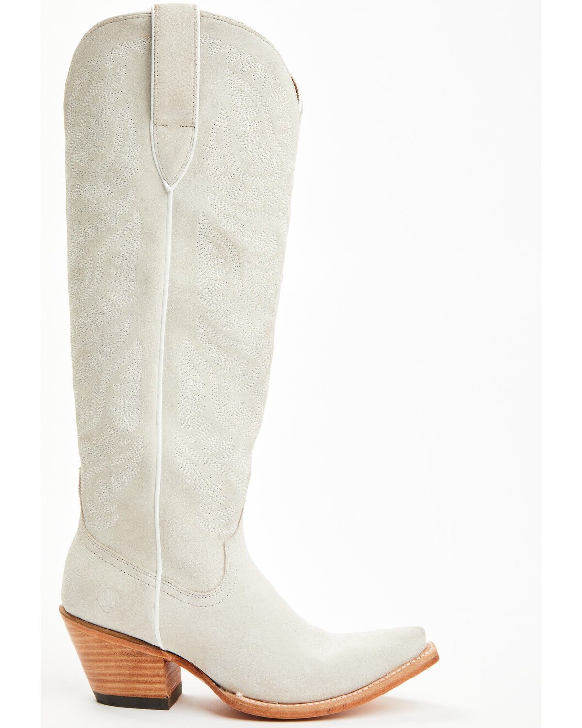 Image #2 - Ariat Women's Laramie StretchFit Tall Western Boots - Snip Toe, White, hi-res