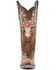 Image #5 - Corral Women's Deer Skull Western Boots - Snip Toe, Tan, hi-res