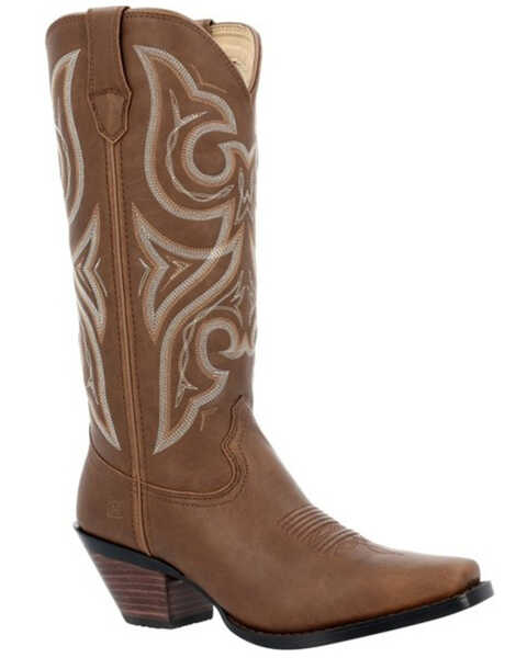 Durango Women's Crush Western Boots - Snip Toe, Brown, hi-res