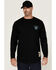 Image #2 - Cody James Men's FR Pyro Long Sleeve Graphic T-Shirt, Black, hi-res