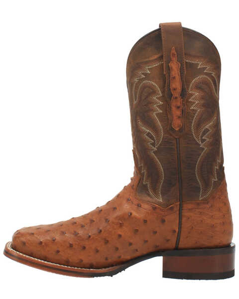 Image #3 - Dan Post Men's Brown Alamosa Western Boots - Broad Square Toe, Brown, hi-res