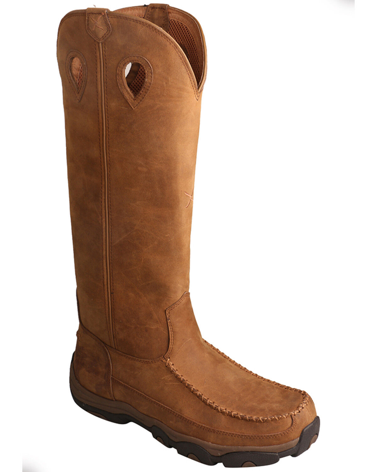 Image #1 - Twisted X Men's 17" Viperguard Waterproof Snake Boots, Brown, hi-res