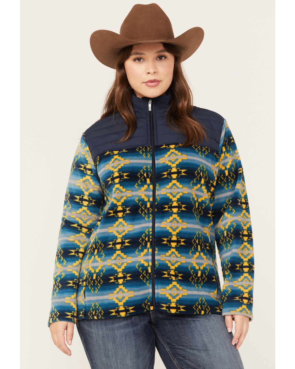 southwestern fleece jacket