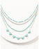 Image #1 - Prime Time Jewelry Women's Turquoise & Silver Layered Necklace Set, Silver, hi-res