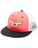 Image #1 - RopeSmart Men's Heather Red Silver Steer Embroidered Mesh-Back Ball Cap , Heather Red, hi-res