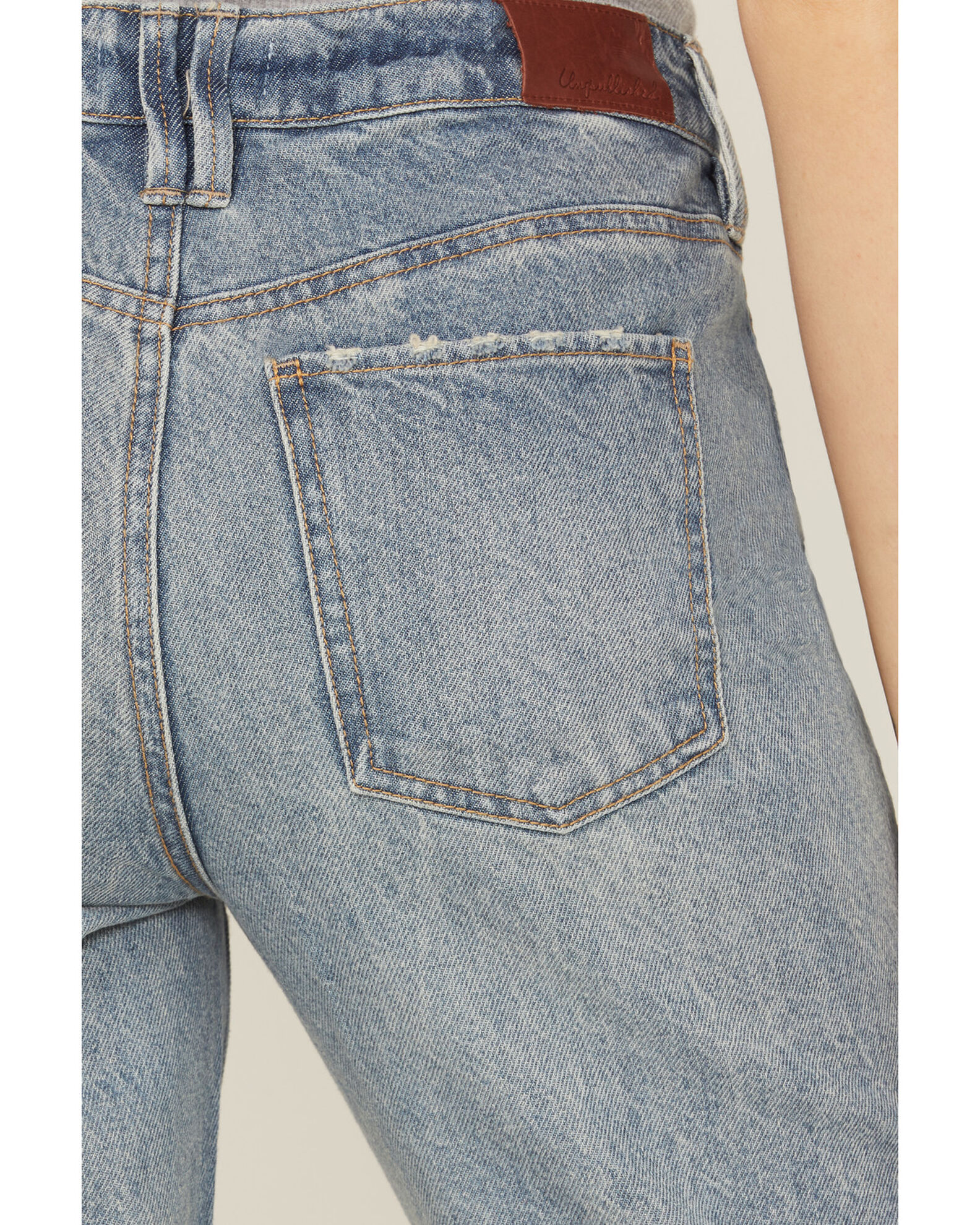 Image #4 - Unpublished Denim Women's Willa Rogue Straight Jeans, Blue, hi-res