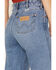 Image #4 - Wrangler Women's Light Wash Bonnie Loose Flare Wide Jeans, Blue, hi-res