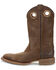Image #3 - Roan by Bed Stu Men's Satire Western Boots - Broad Square Toe, Tan, hi-res