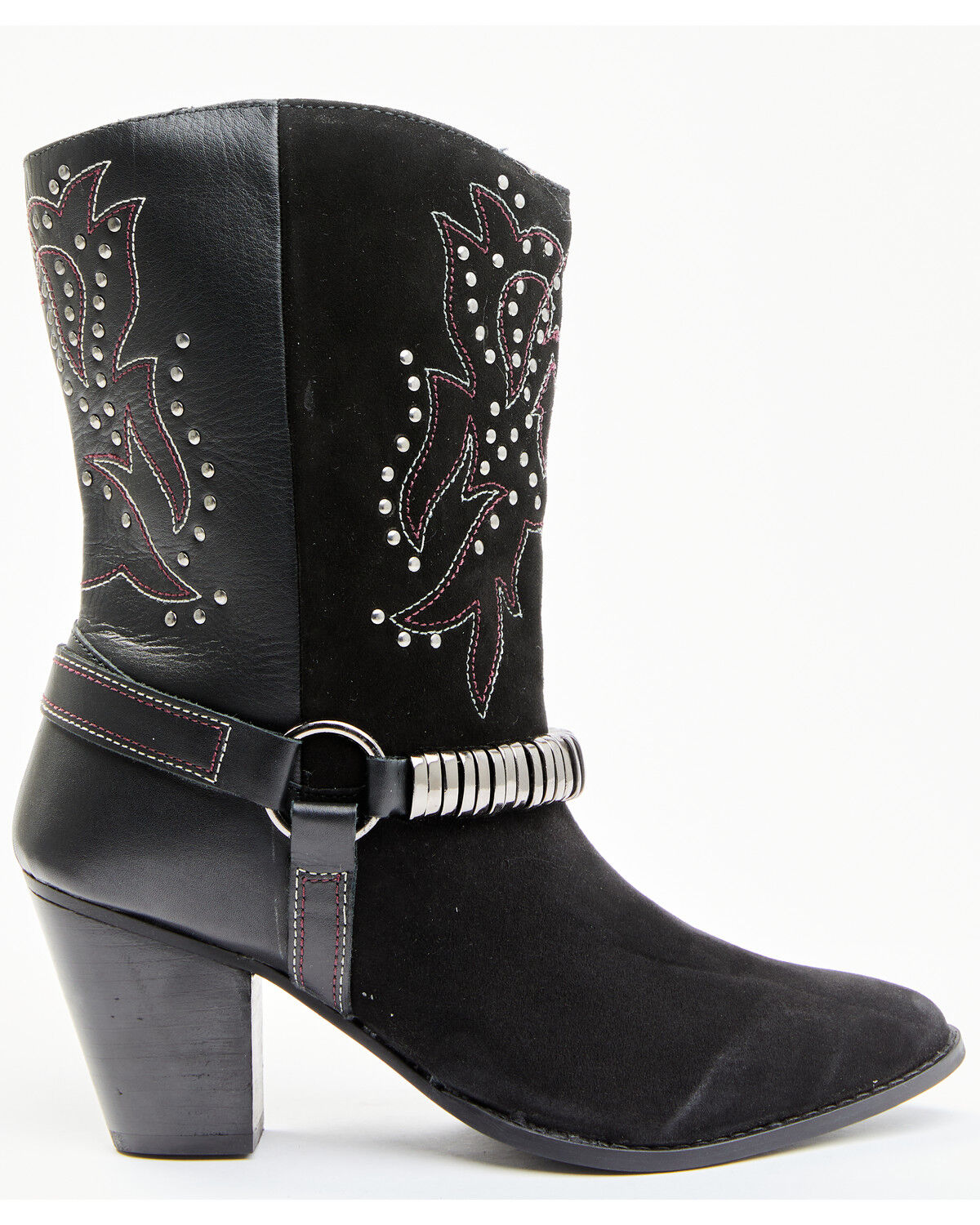 Image #2 - Idyllwind Women's Tough Enough Fashion Booties - Round Toe, Black, hi-res