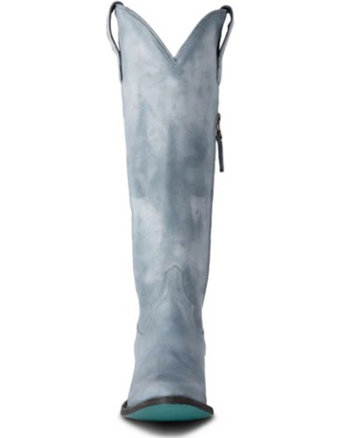 Image #4 - Lane Women's Plain Jane Tall Western Boots - Round Toe, Blue, hi-res