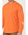 Image #3 - Hawx Men's Logo Long Sleeve Graphic Work T-Shirt - Big & Tall, Orange, hi-res