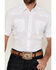 Image #3 - Rodeo Clothing Men's Tonal Satin Striped Short Sleeve Pearl Snap Western Shirt - Tall, White, hi-res