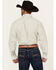 Image #4 - George Strait by Wrangler Men's Medallion Print Long Sleeve Button-Down Western Shirt - Tall, White, hi-res
