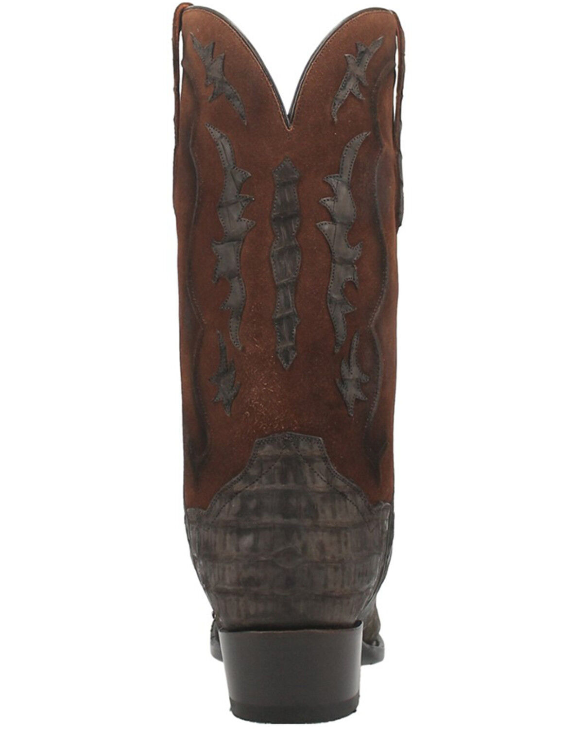 Image #5 - Dan Post Men's Socrates Exotic Caiman Tall Western Boots - Square Toe, Brown, hi-res