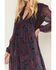 Image #3 - Molly Bracken Women's Paisley Print Maxi Dress, Grape, hi-res