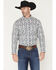 Image #1 - RANK 45&reg; Men's Runnin Outta Moonlight Southwestern Striped Long Sleeve Button-Down Stretch Western Shirt, Cream, hi-res