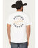 Image #1 - Bucking Chutes Men's Quality Short Sleeve Graphic T-Shirt, White, hi-res