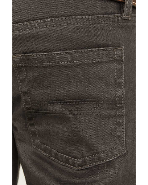 Image #4 - Cody James Boys' Appaloosa Slim Straight Stretch Jeans , Charcoal, hi-res