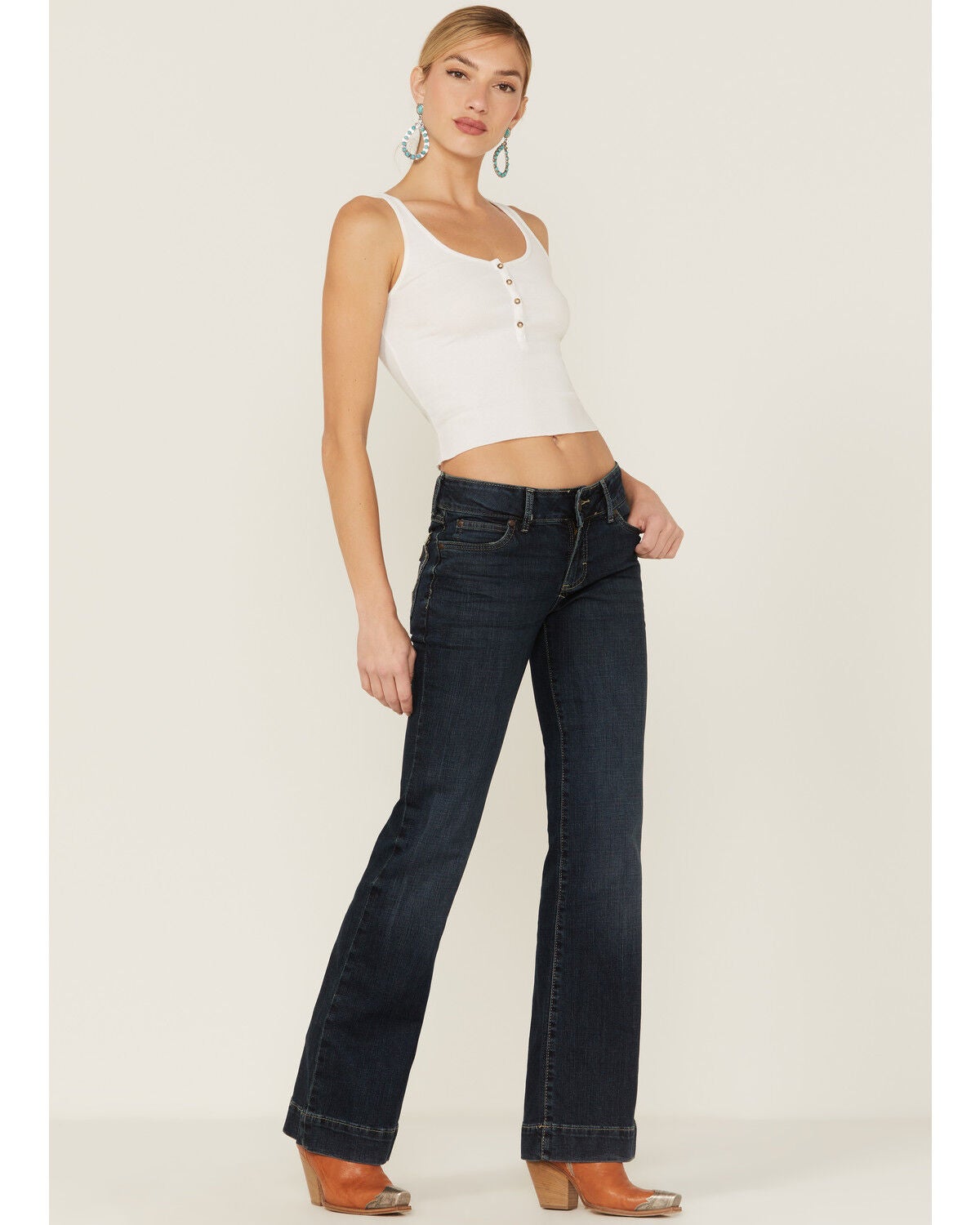 Samantha Mae Wide Leg Trouser Jeans 