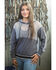 Kimes Ranch Women's Charcoal Color-Block Somers Dream Embroidered Logo Hoodie , Charcoal, hi-res