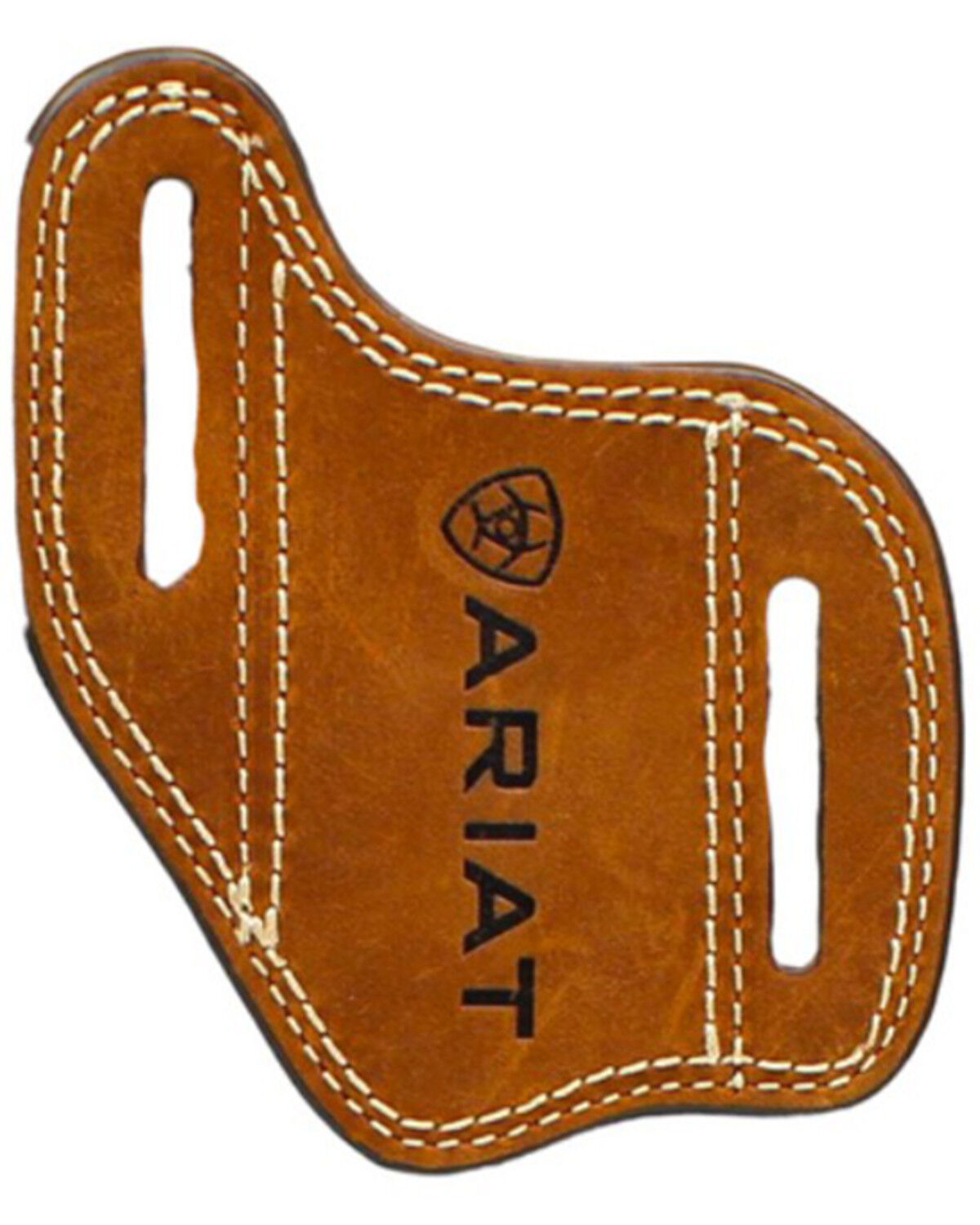 Image #1 - Ariat Men's Embossed Logo Knife Sheath, No Color, hi-res