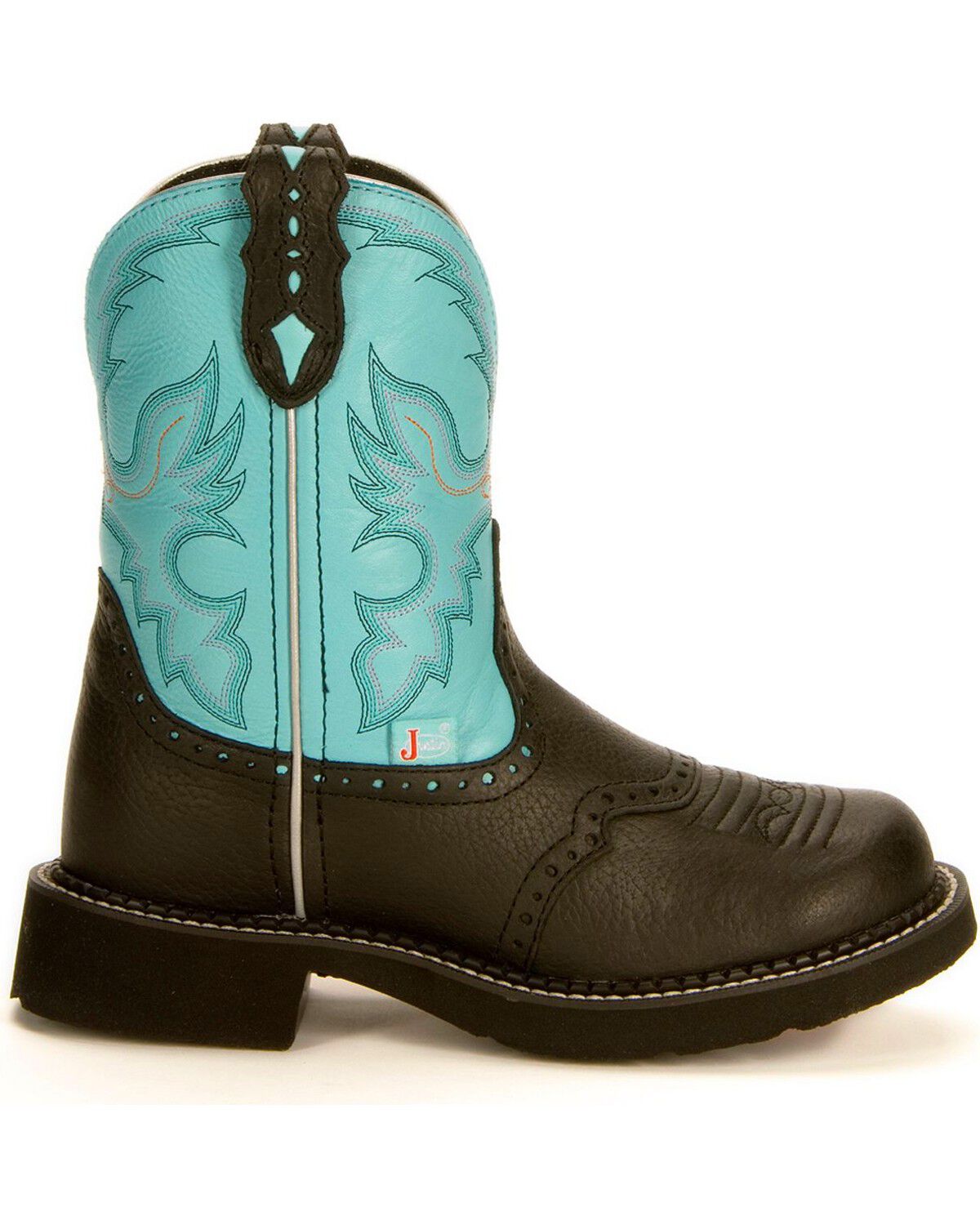 light blue cowboy boots