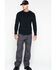 Hawx Men's Solid Pocket Crew Tee - Big , Black, hi-res