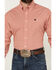 Image #3 - Cinch Men's Geo Print Long Sleeve Button-Down Stretch Western Shirt, Red, hi-res