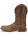 Image #3 - Tony Lama Men's Bowie Western Boots - Broad Square Toe, Brown, hi-res